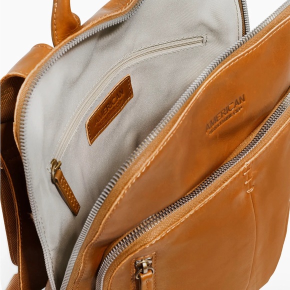 NWT American Leather Cleveland Backpack - Picture 3 of 7